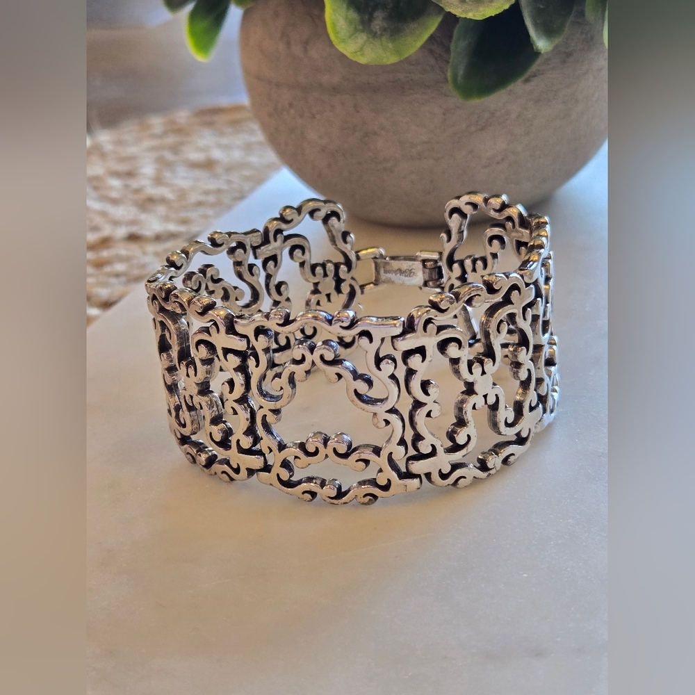 Brighton Vintage Elegant Silver Bracelet